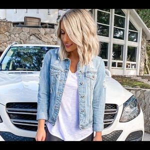Jackets & Coats - Distressed denim jacket Jackets & Coats - Distressed denim jacket